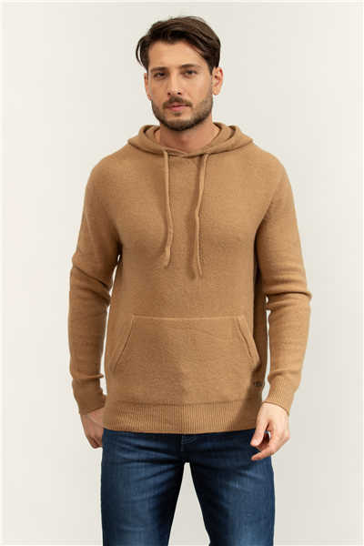 Karl Lagerfeld Knit Hoody Erkek Kapüşonlu Sweatshirt
