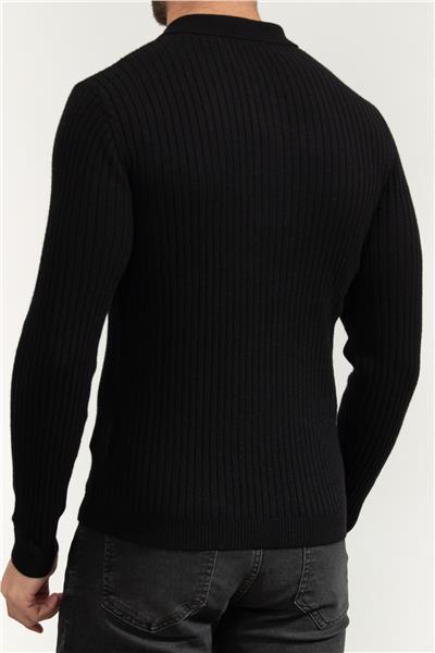 Karl Lagerfeld Knit Polo Ls Erkek Polo Yaka Triko