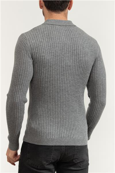 Karl Lagerfeld Knit Polo Ls Erkek Polo Yaka Triko