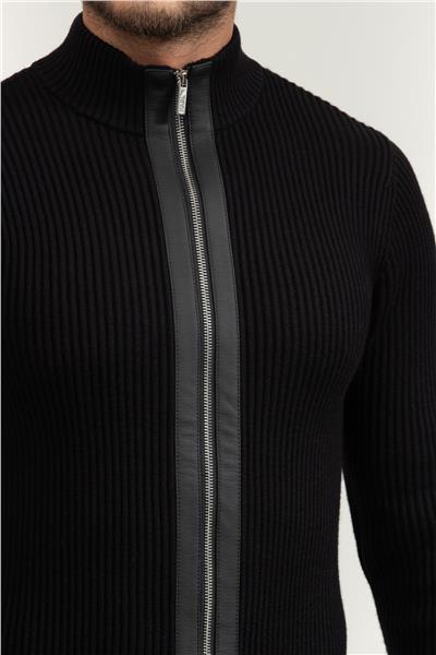 Karl Lagerfeld Knit Zip Jacket Erkek Hırka