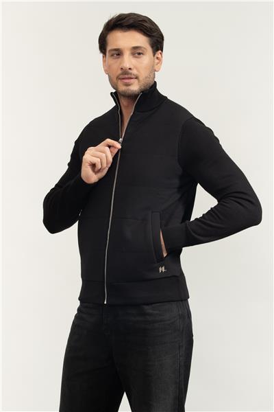 Karl Lagerfeld Knit Zip Jacket Erkek Mont
