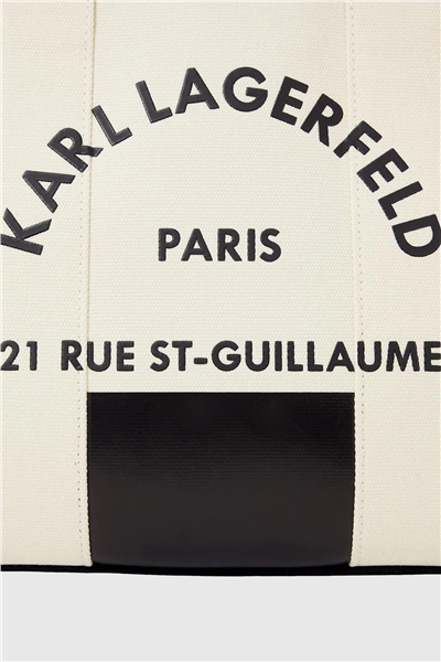 Karl Lagerfeld K/Rsg Square Md Tote Col. Blk Kadın Omuz Çantası Siyah