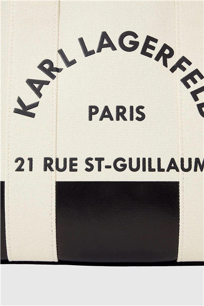 Karl Lagerfeld K/Rsg Square Md Tote Col. Blk Kadın Omuz Çantası Siyah