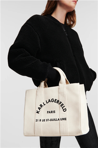 Karl Lagerfeld K/Rsg Square Medium Tote Kadın Omuz Çantası Ten Rengi