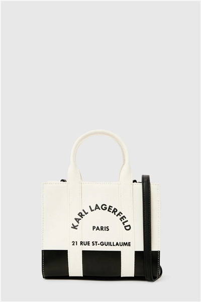 Karl Lagerfeld K/Rsg Square Mn Tote Col. Blk Kadın Omuz Çantası Siyah