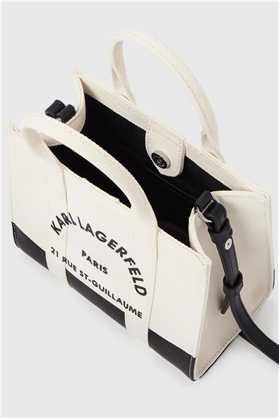 Karl Lagerfeld K/Rsg Square Mn Tote Col. Blk Kadın Omuz Çantası Siyah
