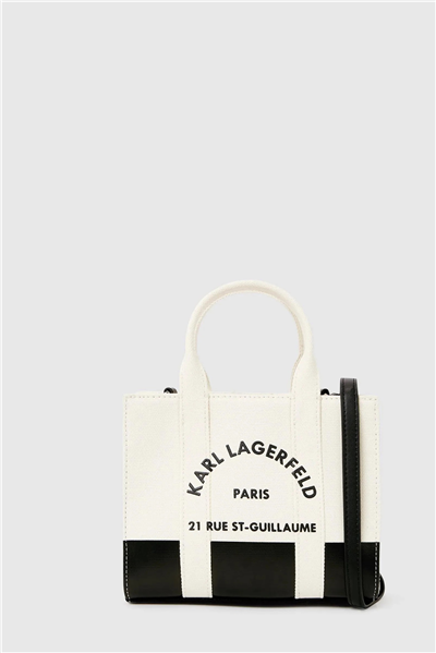 Karl Lagerfeld K/Rsg Square Mn Tote Col. Blk Kadın Omuz Çantası Siyah