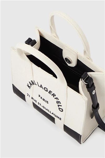 Karl Lagerfeld K/Rsg Square Mn Tote Col. Blk Kadın Omuz Çantası Siyah
