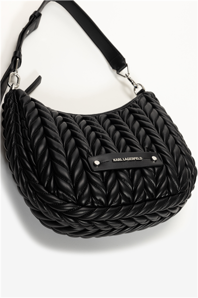 Karl Lagerfeld K/Weave SM Hobo Kadın Mini Omuz Çantası