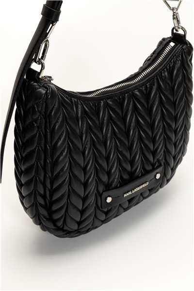 Karl Lagerfeld K/Weave SM Hobo Kadın Mini Omuz Çantası