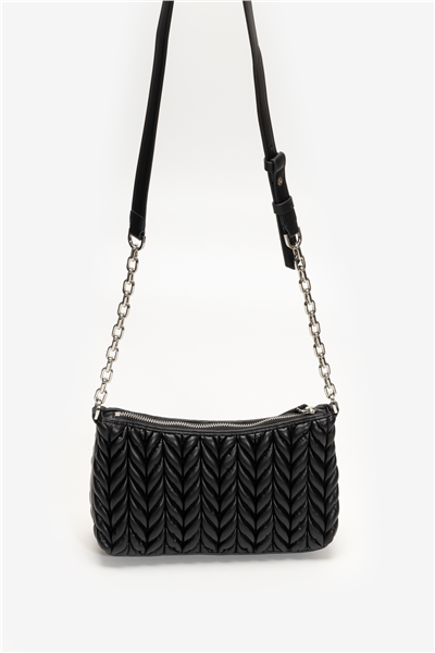 Karl Lagerfeld K/Weave SM Zip Crossbody Kadın Mini Omuz Çantası