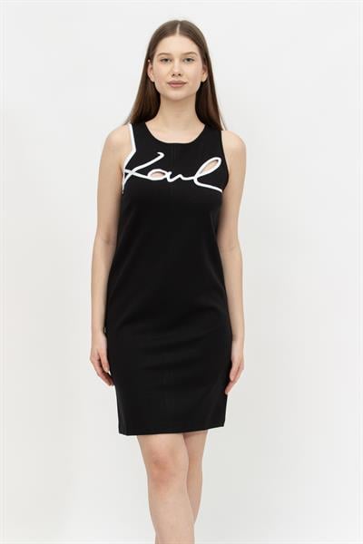 Karl Lagerfeld Logo Kadın Elbise