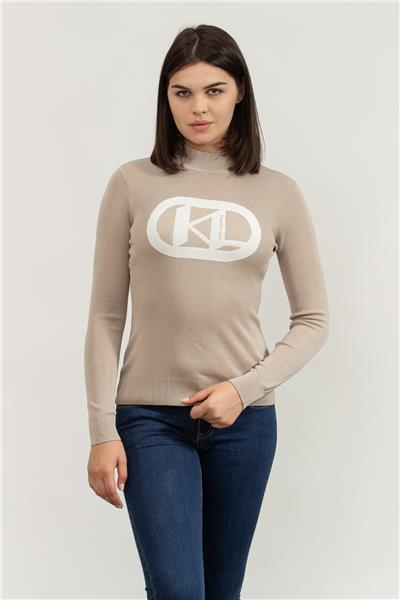 Karl Lagerfeld Logo Kadın Triko