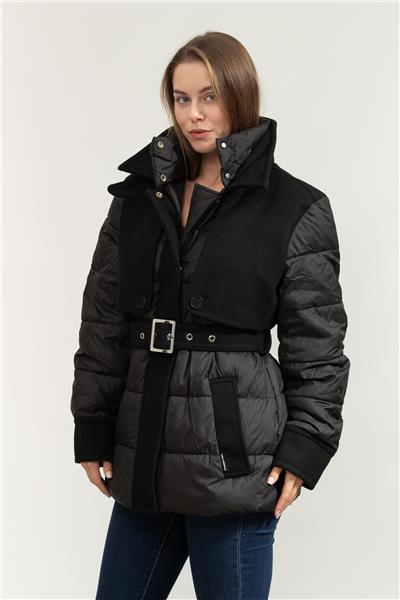 Karl Lagerfeld Mix Media Short Kadın Şişme Mont