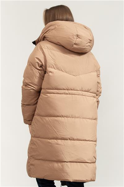 Karl Lagerfeld Reversible Long Logo Kadın Şişme Mont