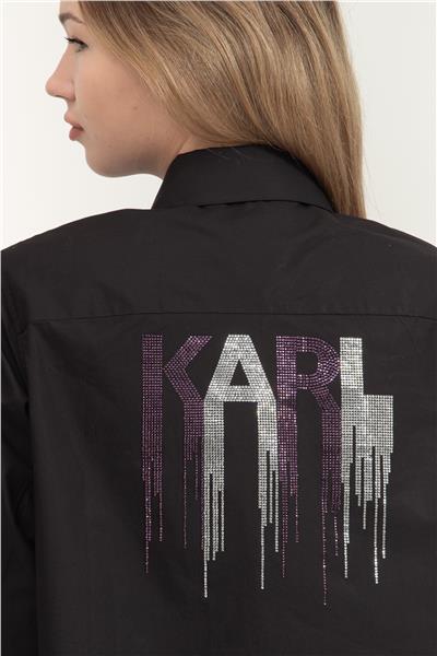 Karl Lagerfeld Rhinestone  Kadın Tunik