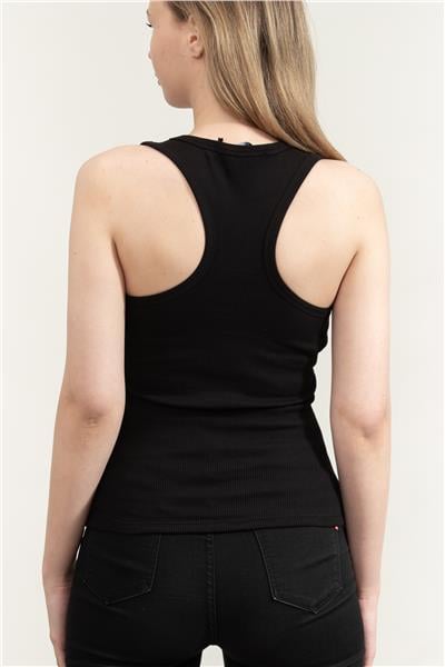 Karl Lagerfeld Ribbed Tank Top Kadın Kolsuz T-Shirt