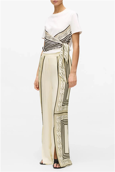 Karl Lagerfeld Scarf Print Pj Pants Kadın Pantolon Çok Renkli