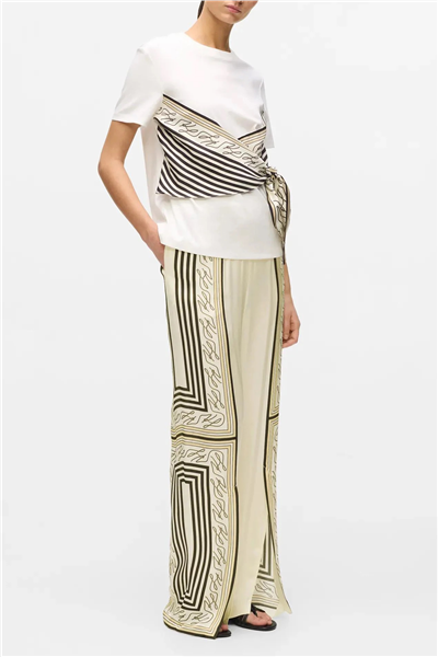 Karl Lagerfeld Scarf Print Pj Pants Kadın Pantolon Çok Renkli
