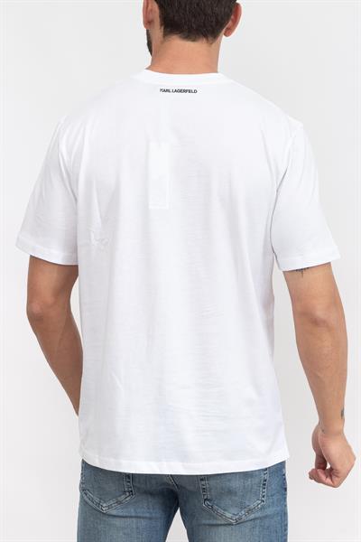 Karl Lagerfeld Series Erkek Bisiklet Yaka T-Shirt