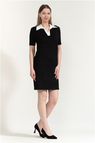 Karl Lagerfeld Signature Collar Kadın T-Shirt Elbise
