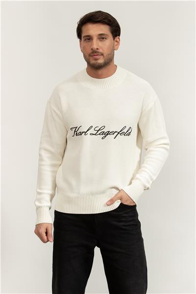Karl Lagerfeld Signature Erkek Triko