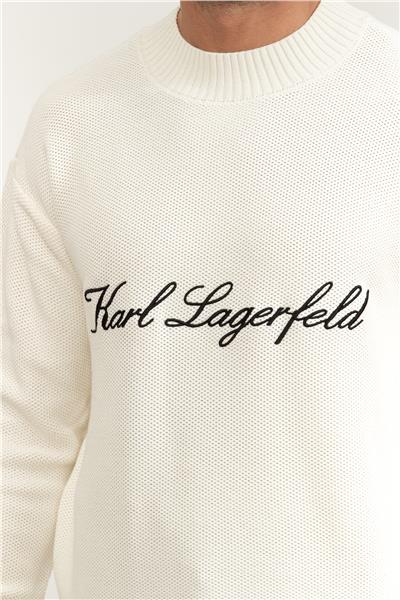 Karl Lagerfeld Signature Erkek Triko