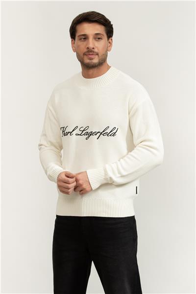 Karl Lagerfeld Signature Erkek Triko