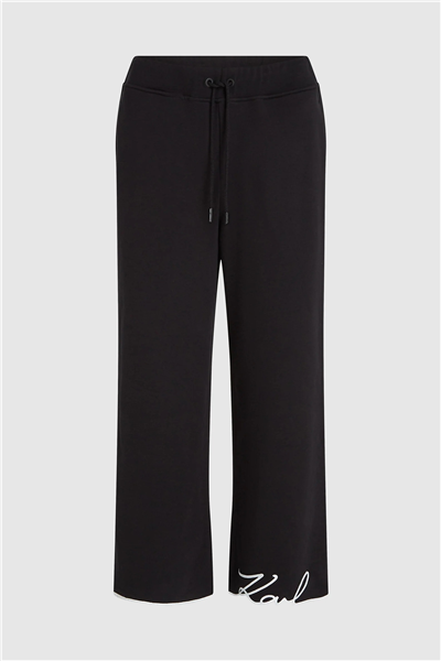 Karl Lagerfeld Signature Hem Kadın Eşofman Altı Siyah