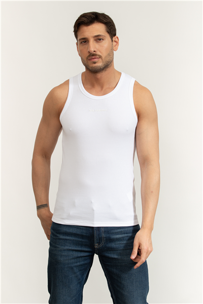 Karl Lagerfeld SL Erkek Bisiklet Yaka T-Shirt