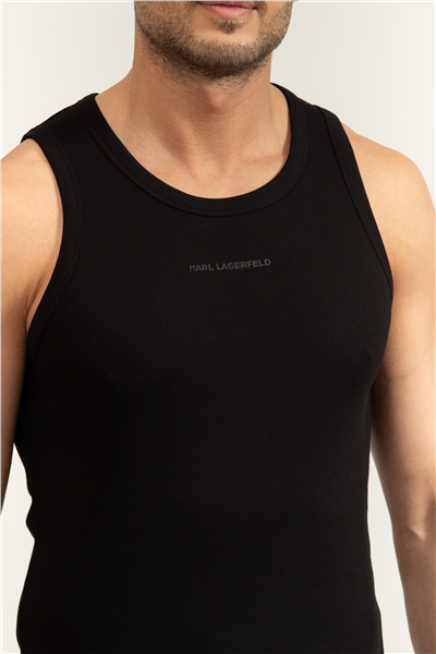 Karl Lagerfeld SL Erkek Bisiklet Yaka T-Shirt