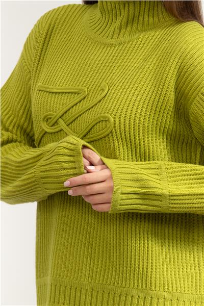 Karl Lagerfeld Soutache Autograph Kadın Triko