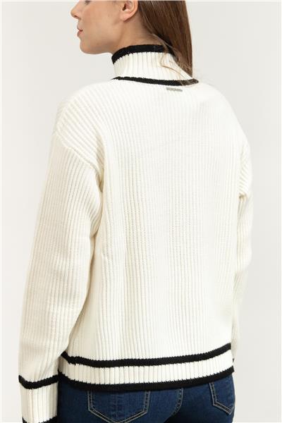 Karl Lagerfeld Soutache Autograph Kadın Triko