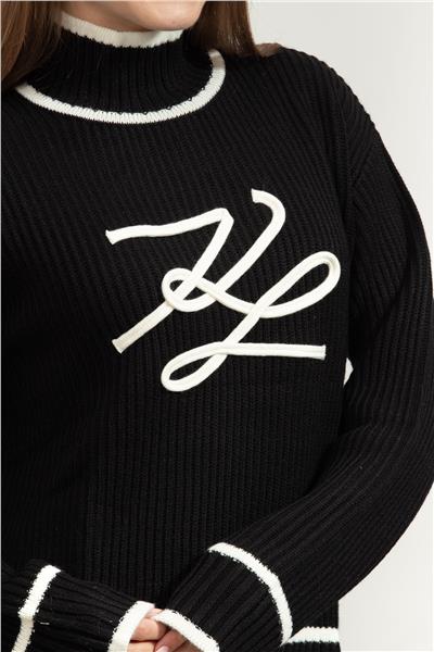 Karl Lagerfeld Soutache Autograph Kadın Triko