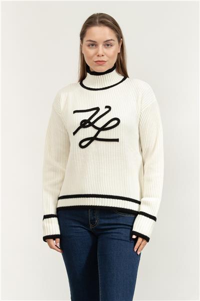 Karl Lagerfeld Soutache Autograph Kadın Triko