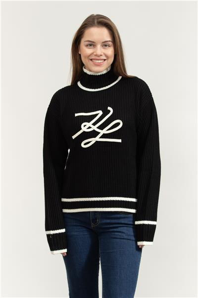 Karl Lagerfeld Soutache Autograph Kadın Triko