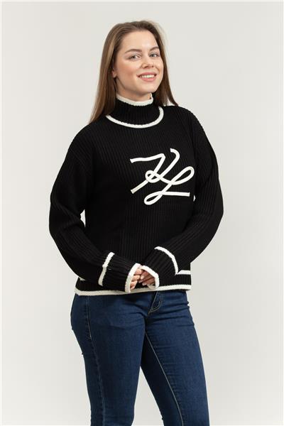 Karl Lagerfeld Soutache Autograph Kadın Triko