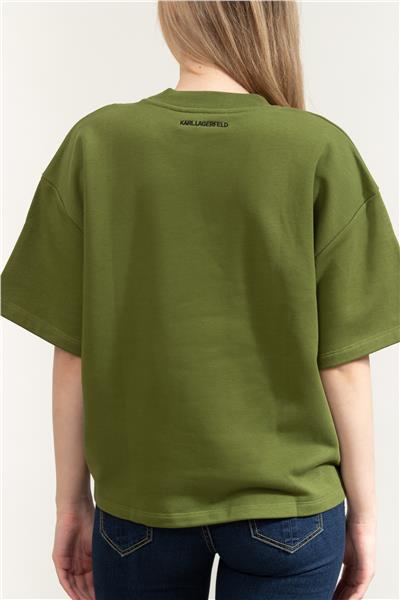 Karl Lagerfeld Sslv Kadın Bisiklet Yaka Sweatshirt