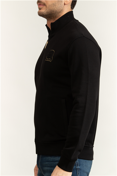 Karl Lagerfeld Sweat Zip Jacket Erkek Fermuarlı Sweatshirt