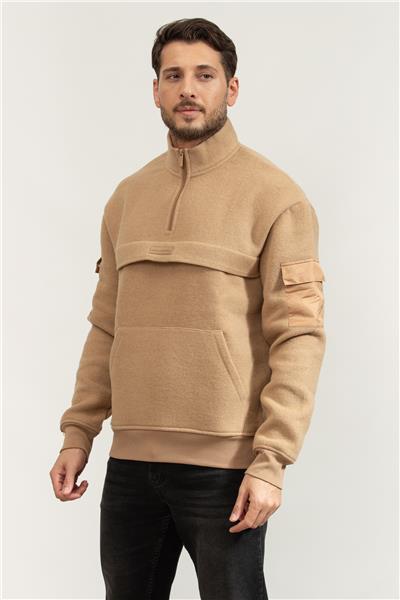 Karl Lagerfeld Troyer Erkek Fermuarlı Sweatshirt