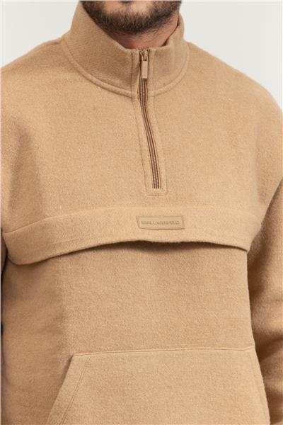 Karl Lagerfeld Troyer Erkek Fermuarlı Sweatshirt