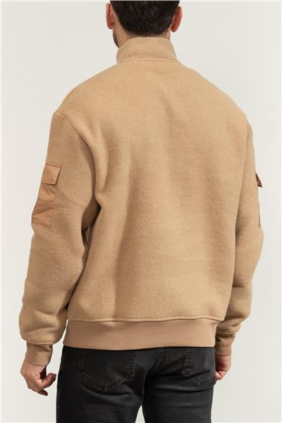 Karl Lagerfeld Troyer Erkek Fermuarlı Sweatshirt