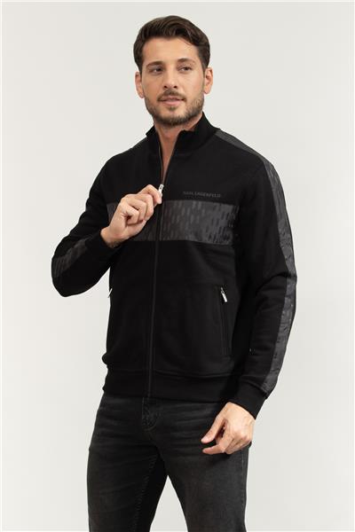 Karl Lagerfeld Zip Jacket Erkek Fermuarlı Sweatshirt