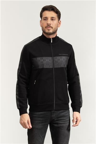 Karl Lagerfeld Zip Jacket Erkek Fermuarlı Sweatshirt