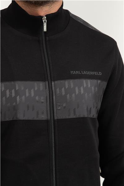 Karl Lagerfeld Zip Jacket Erkek Fermuarlı Sweatshirt