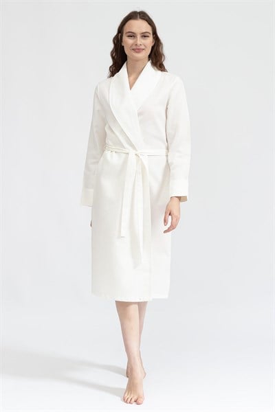 Linclalor Shawl Collar Dressing Gown L/S Kadın Sabahlık Çok Renkli
