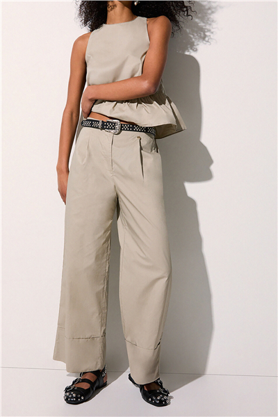 Liu Jo 3.0 Pant. Lungo Kadın Pantolon Gri