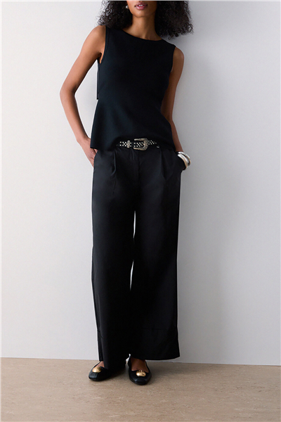 Liu Jo 3.0 Pant. Lungo Kadın Pantolon Siyah