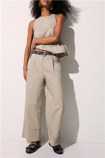 Liu Jo 3.0 Pant. Lungo Kadın Pantolon Gri