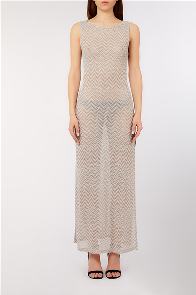 Liu Jo Abito Ts.Maglia Lungo Kadın Plaj Elbisesi